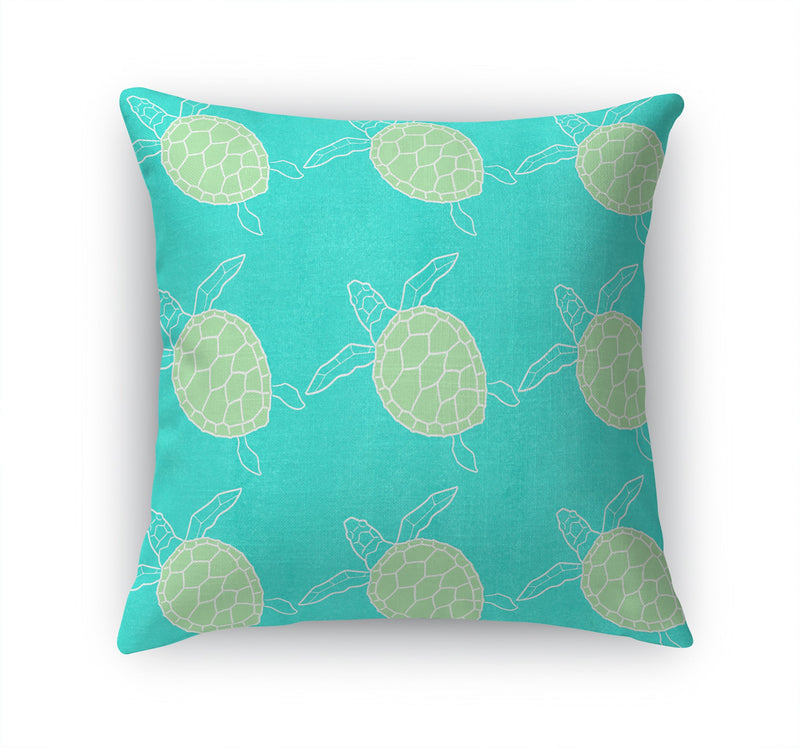 SWIMMING TURTLES Accent Pillow By Kavka Designs