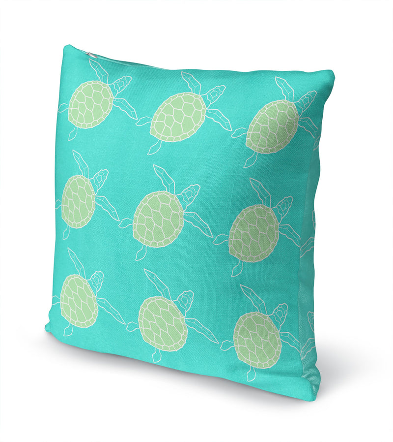 SWIMMING TURTLES Accent Pillow By Kavka Designs