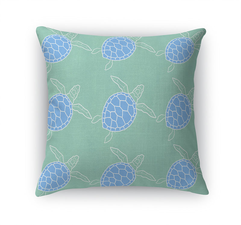 SWIMMING TURTLES Accent Pillow By Kavka Designs