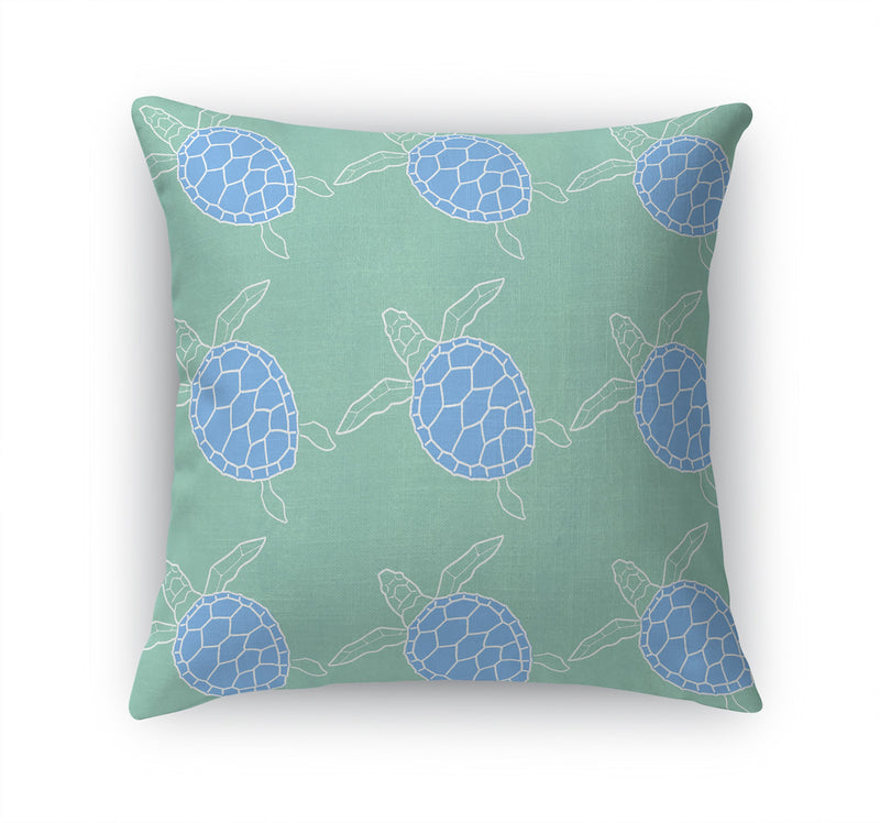 SWIMMING TURTLES Accent Pillow By Kavka Designs