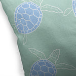 SWIMMING TURTLES Accent Pillow By Kavka Designs