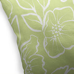 DOGWOOD SKETCH LIME Accent Pillow By Kavka Designs