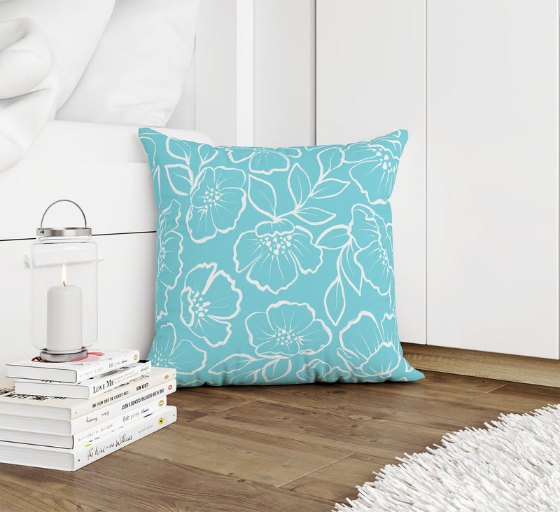 DOGWOOD SKETCH POOL Accent Pillow By Kavka Designs