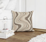 FLOW BEIGE Accent Pillow By Kavka Designs