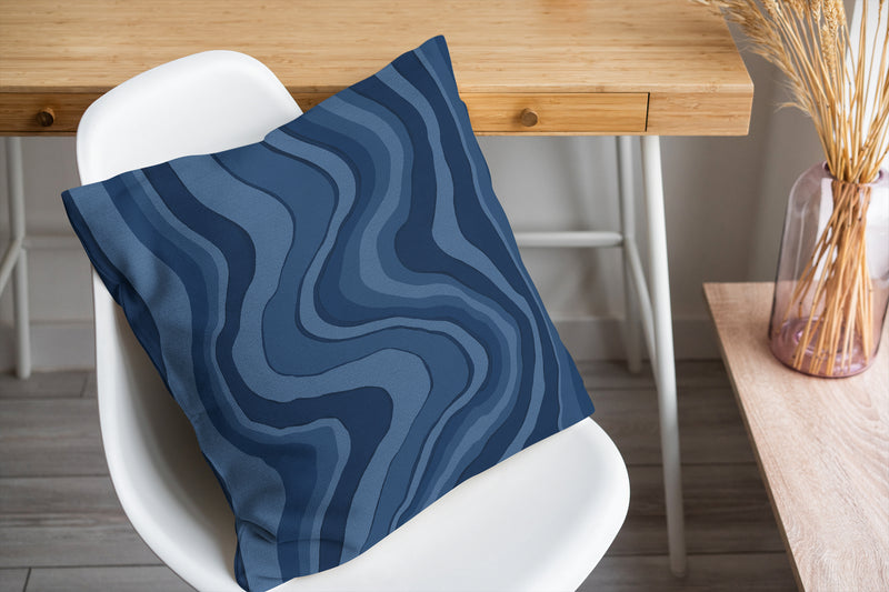 FLOW BLUE Accent Pillow By Kavka Designs