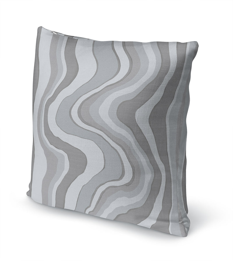 FLOW GREY Accent Pillow By Kavka Designs