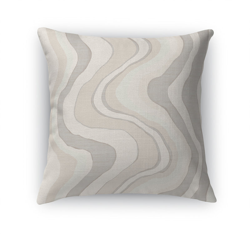 FLOW IVORY Accent Pillow By Kavka Designs