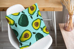 AVOCADO PARTY BLUE Accent Pillow By Kavka Designs