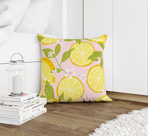 LEMON DAYS Accent Pillow By Kavka Designs