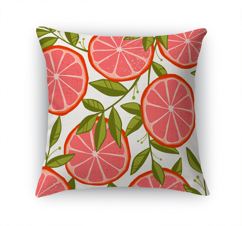 RUBY RED GRAPEFRUIT Accent Pillow By Kavka Designs