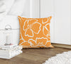 DOGWOOD SKETCH ORANGE Accent Pillow By Kavka Designs