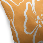 DOGWOOD SKETCH ORANGE Accent Pillow By Kavka Designs