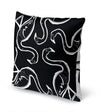 FLAMINGO MINGLE BLACK Accent Pillow By Kavka Designs