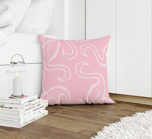 FLAMINGO MINGLE BLUSH Accent Pillow By Kavka Designs