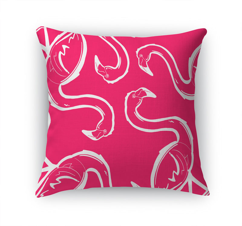 FLAMINGO MINGLE Accent Pillow By Kavka Designs