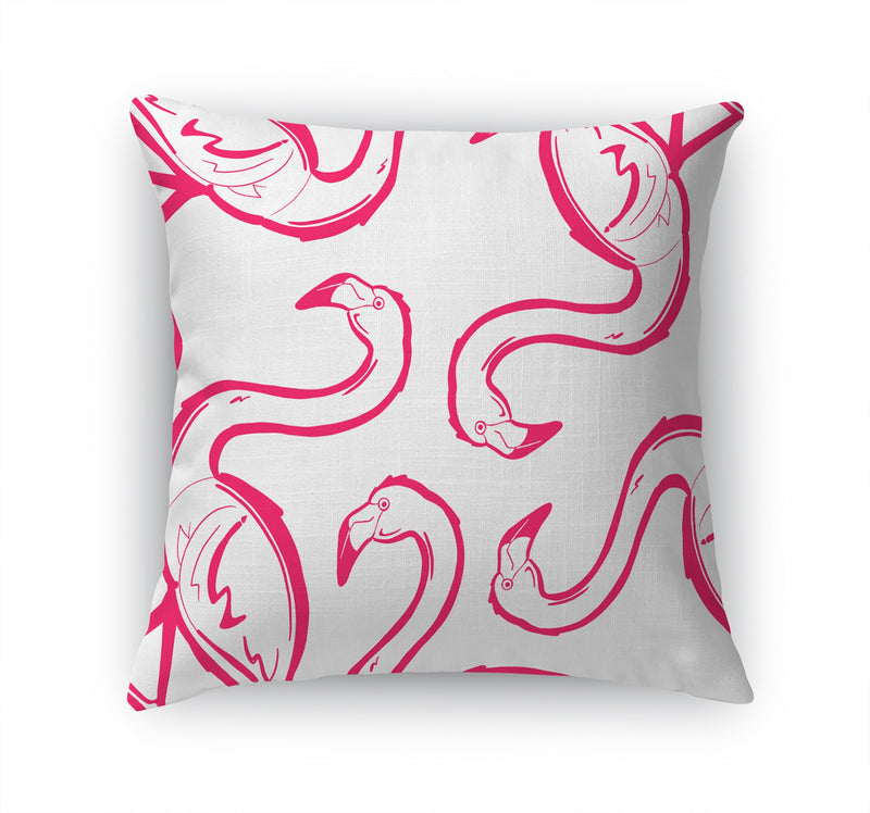 FLAMINGO MINGLE Accent Pillow By Kavka Designs