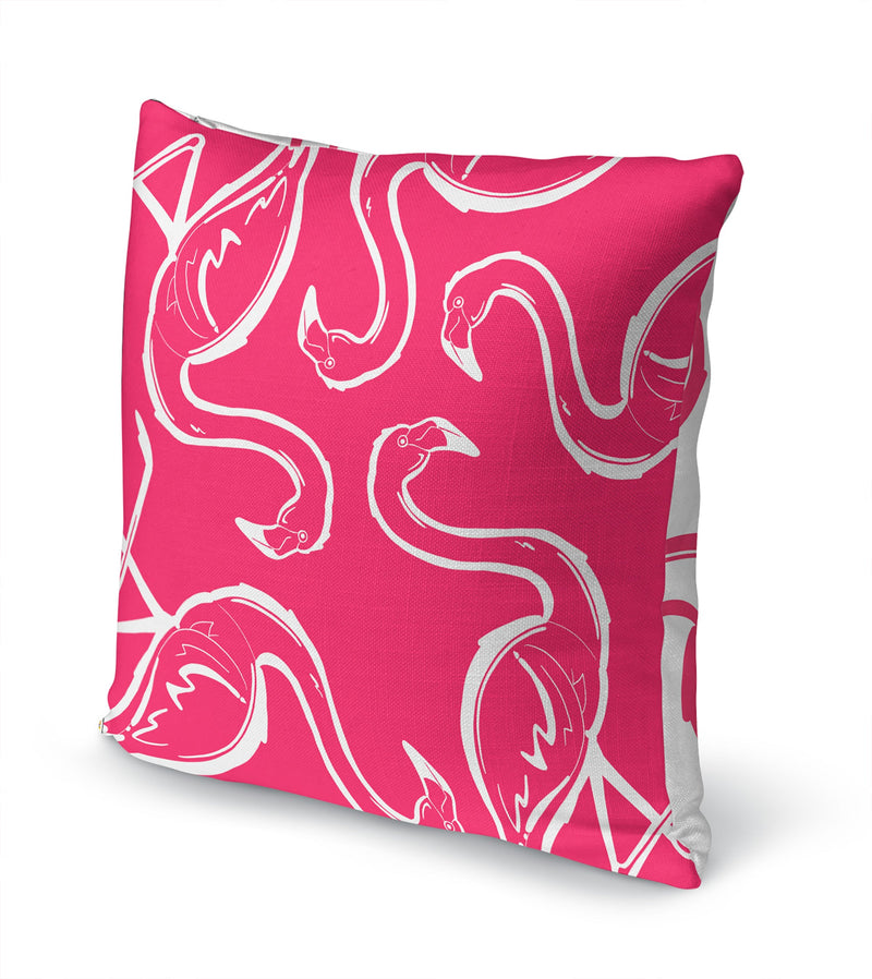 FLAMINGO MINGLE Accent Pillow By Kavka Designs