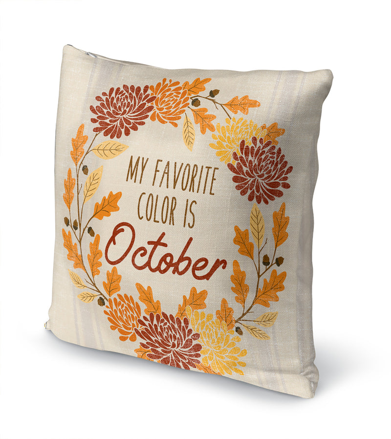 FAVORITE COLOR Accent Pillow By Kavka Designs