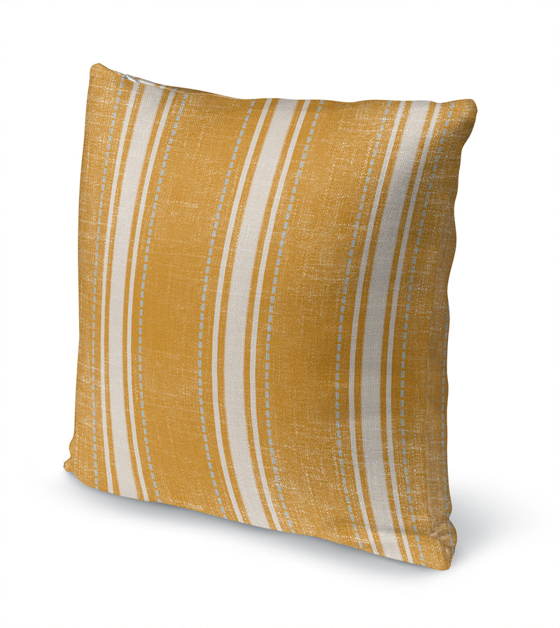 COASTAL STRIPED AMBER Accent Pillow By Kavka Designs