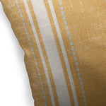 COASTAL STRIPED AMBER Accent Pillow By Kavka Designs