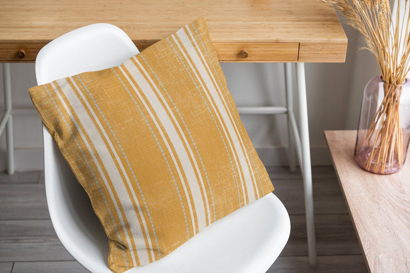 COASTAL STRIPED Accent Pillow By Kavka Designs