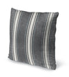 COASTAL STRIPED CHOCOLATE Accent Pillow By Kavka Designs