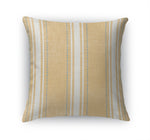 COASTAL STRIPED GOLD Accent Pillow By Kavka Designs