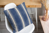 COASTAL STRIPED Accent Pillow By Kavka Designs