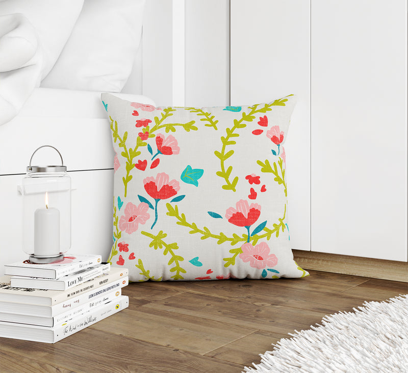 ADELAIDE FLORAL Accent Pillow By Kavka Designs