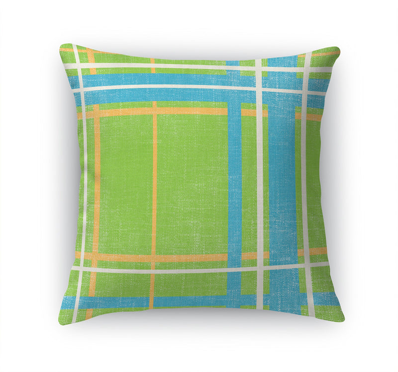 PREPPY PLAID Accent Pillow By Kavka Designs