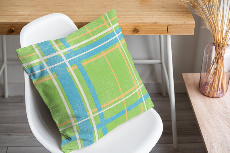 PREPPY PLAID Accent Pillow By Kavka Designs