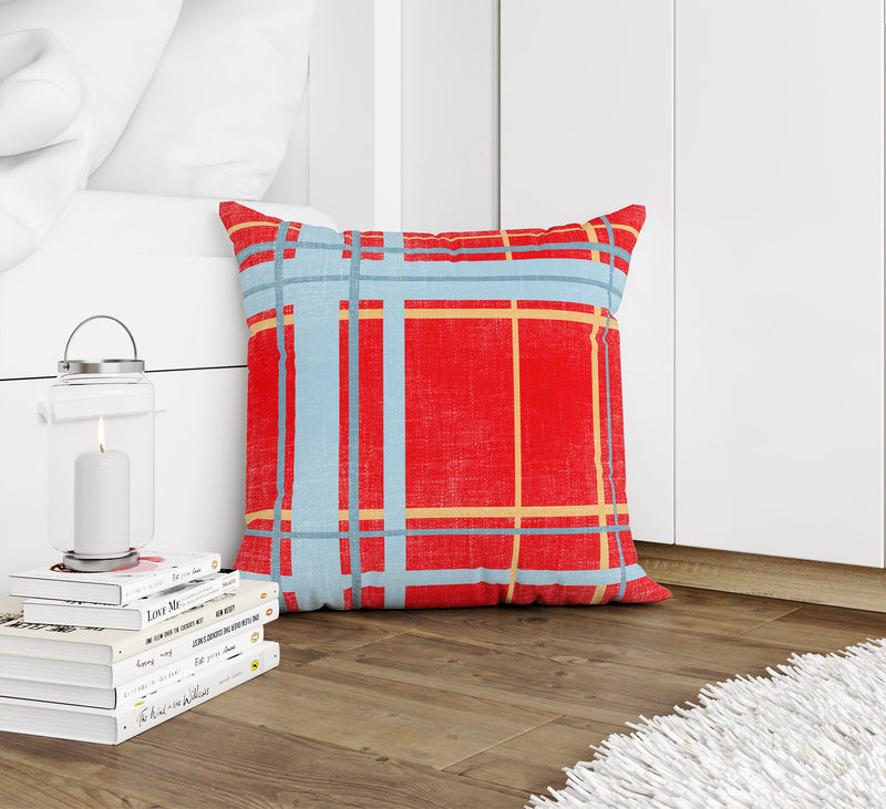 PREPPY PLAID Accent Pillow By Kavka Designs