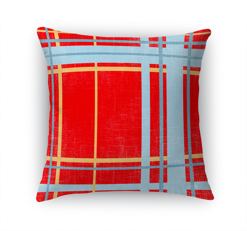 PREPPY PLAID Accent Pillow By Kavka Designs