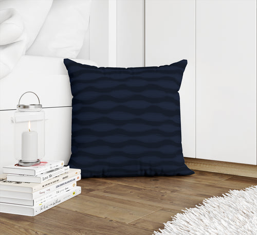 SCRATCHED WAVE Accent Pillow By Kavka Designs