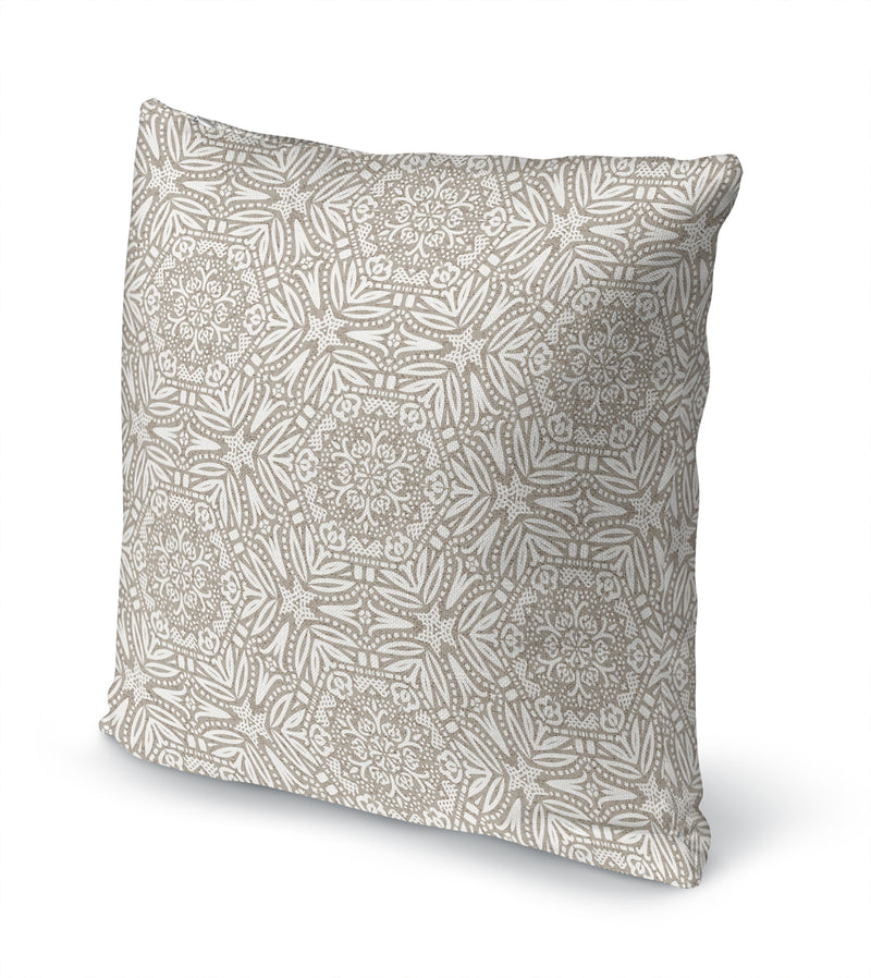 GIFFORD WARM GRAY Accent Pillow By Marina Gutierrez