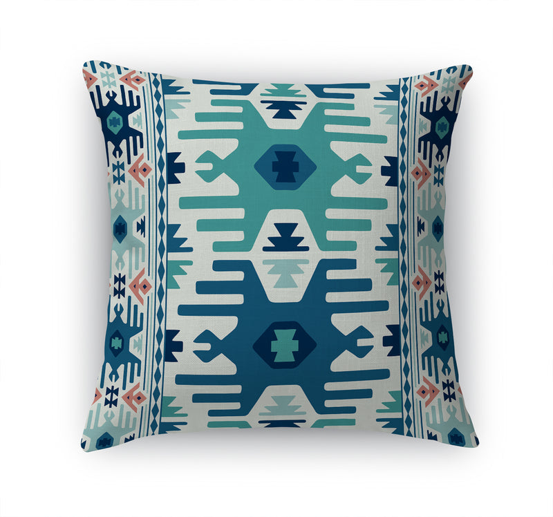 ANATOLIAN AQUA Accent Pillow By Marina Gutierrez