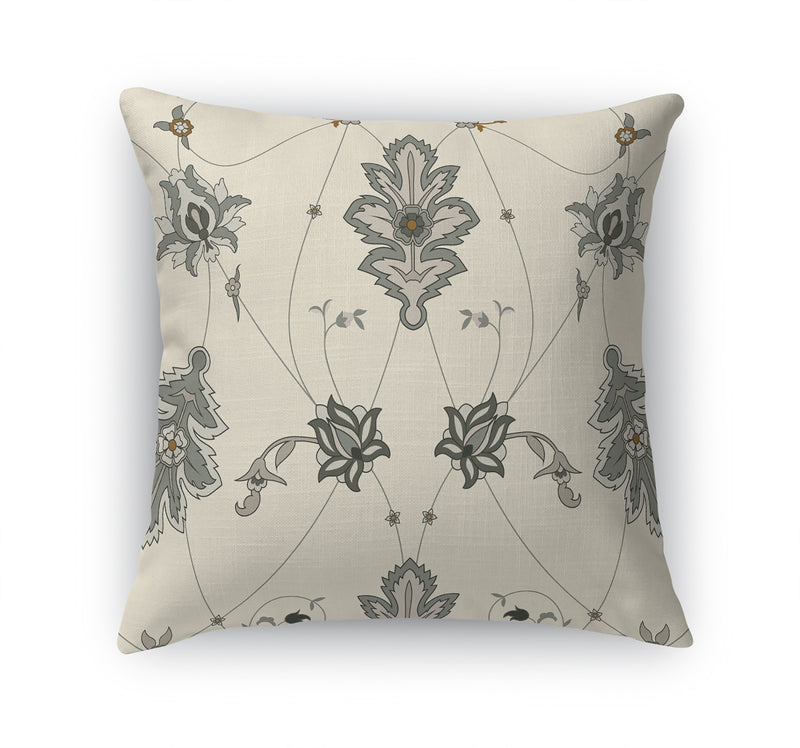 BABYLON GREY Accent Pillow By Marina Gutierrez