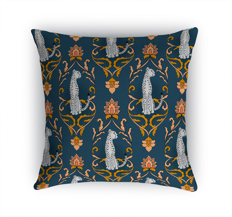 SNOW CATS BLUE Accent Pillow By Kavka Designs