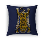 TIBETAN SNOW TIGER Accent Pillow By Kavka Designs