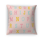 ALPHABET Accent Pillow By Kavka Designs