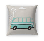 ROAD BUS Accent Pillow By Kavka Designs