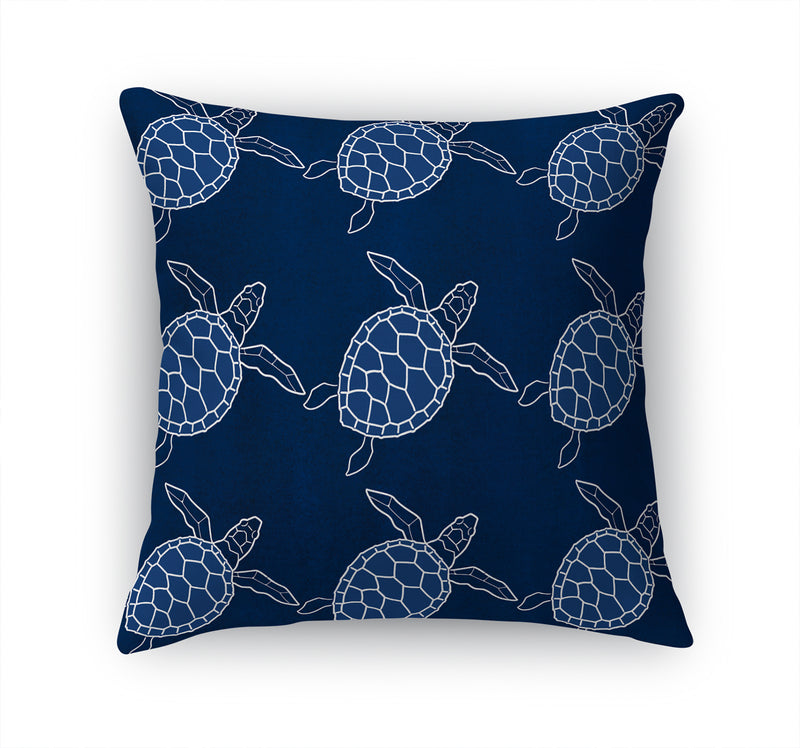 SWIMMING TURTLES Accent Pillow By Kavka Designs