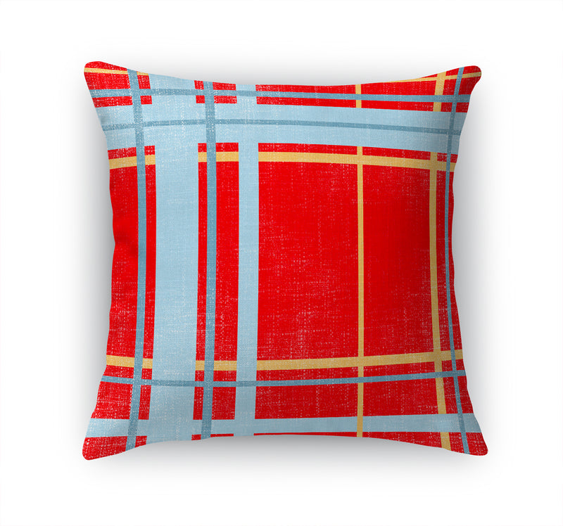 PREPPY PLAID Accent Pillow By Kavka Designs