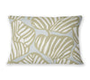 ABSTRACT BOTANICAL Lumbar Pillow By Becca Dell'Arciprete