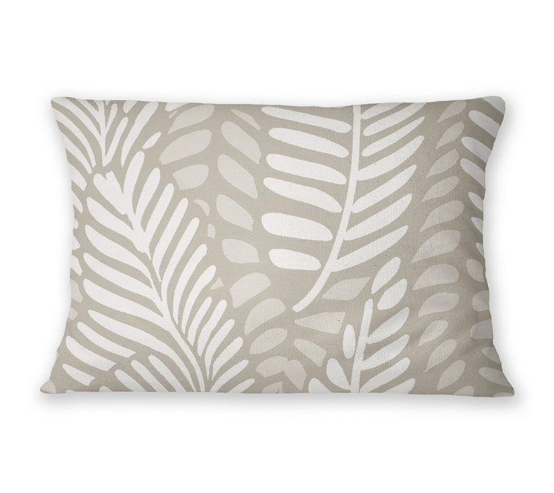 OVERLAPPING LEAVES Lumbar Pillow By Becca Dell'Arciprete