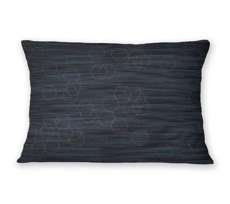 HEX NAVY Lumbar Pillow By Kavka Designs