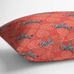 ZEBRA HERD Lumbar Pillow By Kavka Designs
