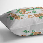 TIGER FLORAL Lumbar Pillow By Kavka Designs