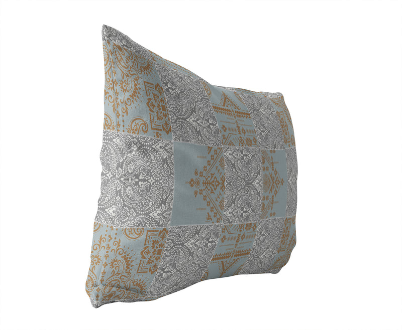 CHECKER PATCH Lumbar Pillow By Kavka Designs