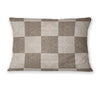 CHECKER PATCH Lumbar Pillow By Kavka Designs